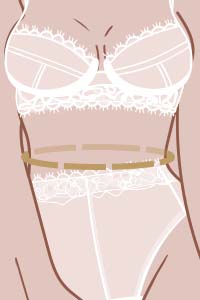 LAVEL - sylwetka kobieca do pomocy przy doborze rozmiaru