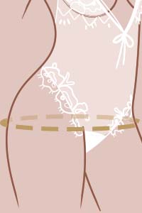 LAVEL - sylwetka kobieca do pomocy przy doborze rozmiaru