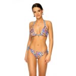 Dwuczesciowy Stroj kapielowy bikini MEGAN H6 Kolorowy LAVEL przod