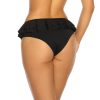 Majtki kapielowe z wysokim stanem Panties vK NEGRO Czarny LAVEL tyl