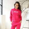 Bluza z kapturem Rozowa 023 bok LAVEL
