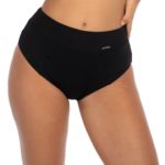 Majtki kapielowe Panties Vz negro przod LAVEL