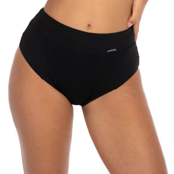 Majtki kapielowe Panties Vz negro przod LAVEL