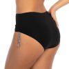 majtki kapielowe wysokiej jakosci Loren 2 E6 tyl czarne z sznurkiem E6 wyszczuplajace ze sciagaczami polski producent LAVEL