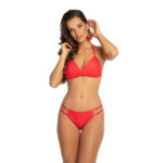 stroj kapielowy Edit N N9 vD przod czerwony blyszczacy wiazany i na plecach sensualne figi polski producent lavel