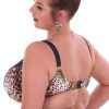 modny biustonosz kapielowy plus size Loren 1 F11 motyw wzor zwierzecy na duzy biust autorskie miski Size producent LAVEL tyl