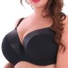 modny biustonosz kapielowy plus size Loren 2 Negro z wiazanymi majtkami czarny na duzy biust autorskie miski Size producent LAVEL bok