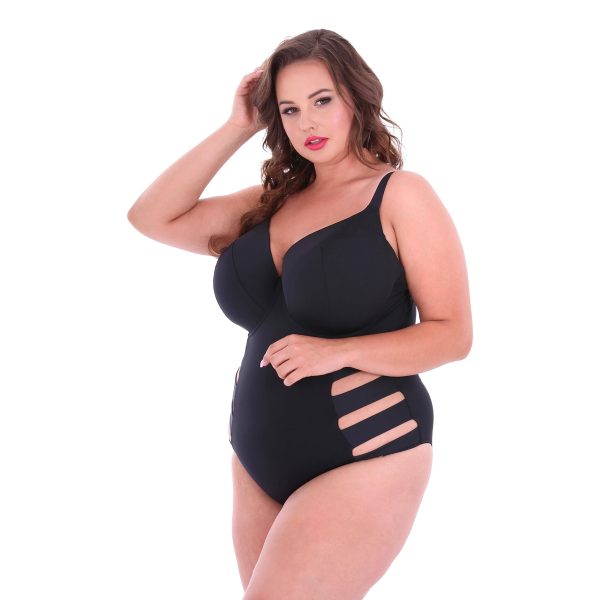 stroj kapielowy jednoczesciowy plus size Aleksja Negro przod 2 wyszczuplajacy autorskie miski Size polski producent LAVEL stroj kapielowy jednoczesciowy plus size Aleksja Negro przod 2 wyszczuplajacy autorskie miski Size polski producent LAVEL