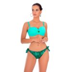 BRIGITT MW B4 dwuczesciowy stroj kapielowy push up dla malego biustu z wiazanymi regulowanymi majtkami polski producent lavel 2023 przod