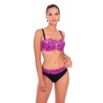 BRIGITT VC B3 majtki kapielowe klasyczne dol od bikini w zwierzece wzory polski producent lavel 2023 przod