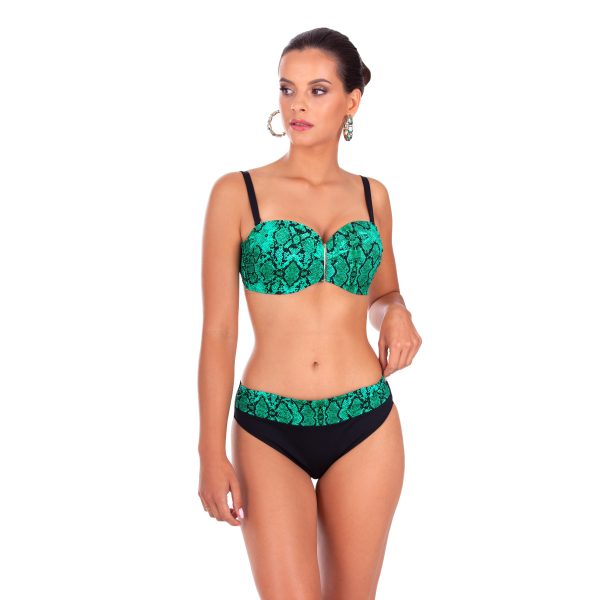 BRIGITT VC B4BRIGITT VC B3 majtki kapielowe klasyczne dol od bikini w zwierzece wzory polski producent lavel 2023 przod