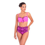 ABI b3 stroj kapielowy dwuczesciowy push up z wysokim stanem wyszczuplajacy dla malego biustu na duzy brzuch polski producent lavel 2023 przod