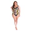 Loren Tankini F11 dwuczesciowy stroj kapielowy plus size zakrywajacy brzuch wyszczuplajacy na duzy biust polski producent lavel 2023 przod4