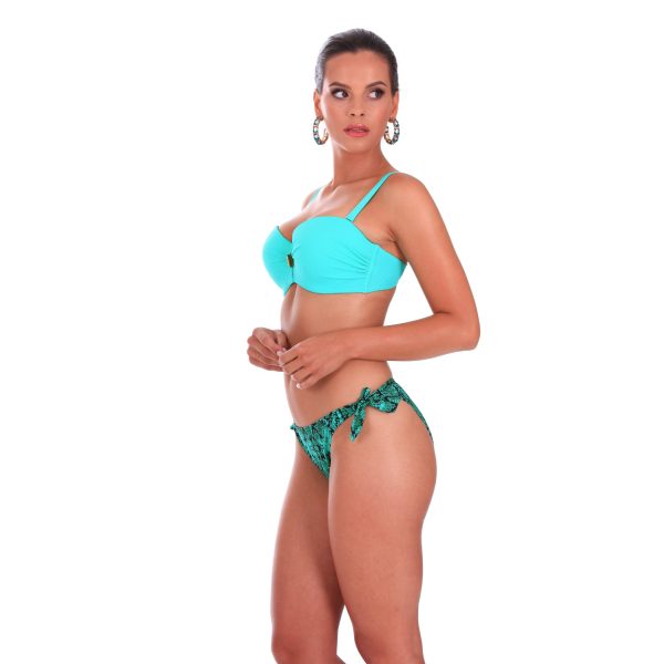 brigitt mw b4 dwuczesciowy kostium kapielowy z push upem i wiazanymi majtkami w wezowy wzor polski producent lavel 2023 bok