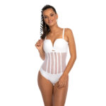 milena bianco jednoczesciowy stroj kapielowy push up polski producent lavel 2023 przod