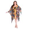 kimono n12 narzutka plazowa plus size polski producent lavel 2023 przod