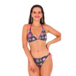 megan a8 dwuczesciowy miekki stroj kapielowy wiazany na szyi z wiazanymi regulowanymi majtkami polska produkcja lavel 2023 przod5