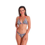 megan a9 dwuczesciowy miekki stroj kapielowy wiazany na szyi z wiazanymi regulowanymi majtkami polska produkcja lavel 2023 przod5