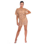 Tunika F K39 narzutka plazowa sukienka polski producent lavel 2024 0