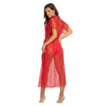 Ina K37 tyl akcesoria sukienka plazowa LAVEL