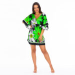 LUNA N21 sukienka narzutka plazowa na kazda figure wyszczuplajaca w kwiaty polski producent lavel 2024 6