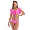 SAMANTA POP ART dwuczesciowy stroj kapielowy push up z falbanka dla malego biustu z klasycznymi majtkami polski producent lavel 2023 03