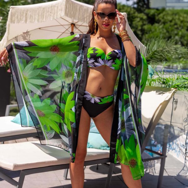 kimono n21 narzutka szlafrol kwiaty floral 2024 pareo akcesoria LAVEL11