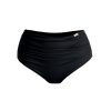 PROF panties v o czarne majtki kapielowe z wysokim stanem modelujace brzuch marszczone drapowane ukrywajace wyszczuplajace bryczesy eksponujace posladki plus size lavel 2024 duch