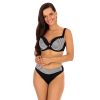 Panties v.C N8 Czarne kapielowki damskie Majtki kapielowe w czarno biale paski zakrywajace posladki dol od bikini plus size polski producent LAVEL 2024 (7)
