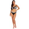 Panties v.C N8 Czarne kapielowki damskie Majtki kapielowe w czarno biale paski zakrywajace posladki dol od bikini plus size polski producent LAVEL 2024 (9)