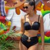 Anita negro czarny Dwuczesciowy kostium kapielowy push up z wysokim stanem wyszczuplajacy modelujacy czarne bikini plus size polski producent LAVEL 2024 (1)