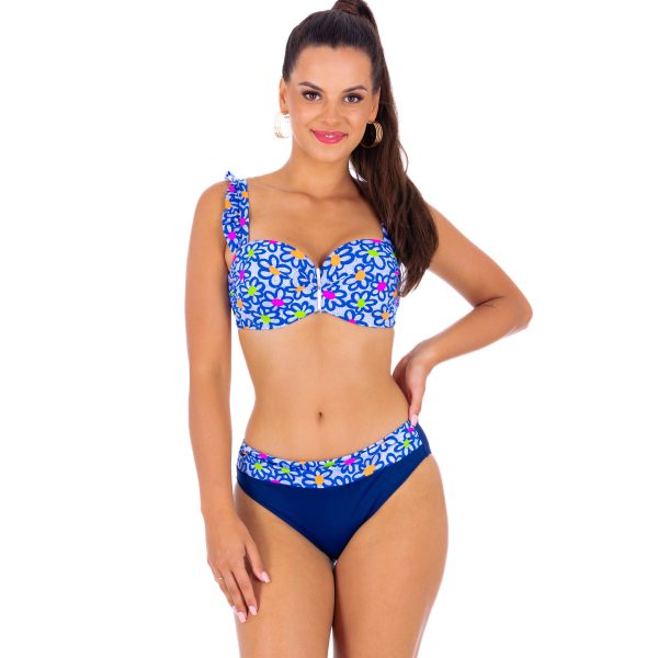 Brigitt vC Z36 Dwuczesciowy kostium kapielowy push up w kwiaty dla malego biustu polski producent LAVEL 2024 (1)
