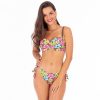 Brigitt vMW S3 Dwuczesciowy kostium kapielowy push up z wiazanymi majtkami w kwiaty dla malego biustu ze sznurowanymi majtkami Bikini z odpinanymi ramiaczkami polski producent LAVEL 2024 (1)