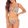 Brigitt vMW S3 Dwuczesciowy kostium kapielowy push up z wiazanymi majtkami w kwiaty dla malego biustu ze sznurowanymi majtkami Bikini z odpinanymi ramiaczkami polski producent LAVEL 2024 (6)