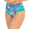 Figi Abi N23 Modelujace Figi Kapielowe Abi Plus Size Wysoki Stan Morski z Tropikalnym Wzorem Majtki ukrywajace Boczki Wyszczuplajace polski producent LAVEL 2024 (3)