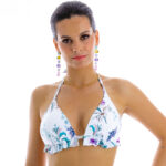 Lili Cup C9 Usztywniany biustonosz kapielowy wiazany na szyi Gora od stroju kapielowego wiazana push up dla malego biustu w kwiaty bialy sznurowana polski producent LAVEL 2024 (1)