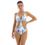Panties Lili v Monikini C9 Monokini Kostium kapielowy wiazany na szyi w kwiaty Seksowny stroj kapielowy dol od bikini podkreslajacy posladki modelujacy oryginalny polski producent LAVEL 2024 (1)