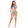Panties v.A N23 Dol od bikini Majtki kapielowe klasyczne kapielowki damskie blekitne figi turkusowe w rozowe kwiaty dol od stroju kapielowego premium polski producent LAVEL 2024 (7)
