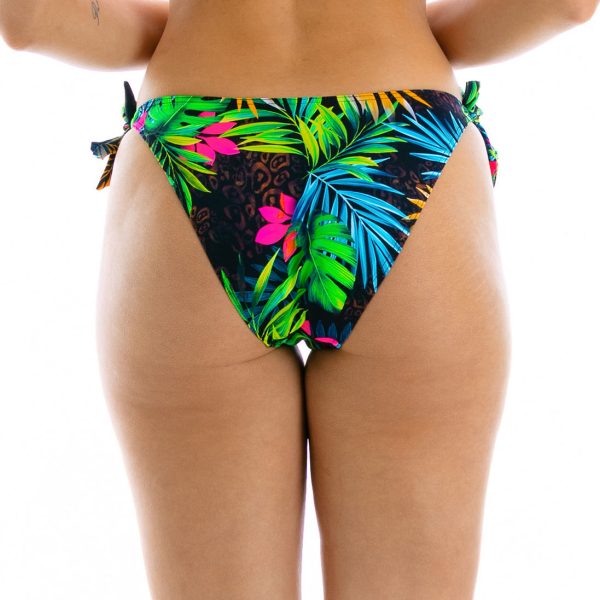 Panties vMw N20 wiązane majtki kąpielowe w liscie palm w roslinny wozr dol od bikini polska produkcja lavel 2024
