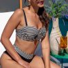 brigitt cup n8 biustonosz kapielowy w paski marynarskie bikini kostium dwyczesciowy z ospinanymi ramiaczkami w paseczki pushup dla malego biustu lavel 2024 2