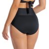 Figi Loren 3 Negro Dwufunkcyjne majtki kąpielowe z wysokim stanem odwijanym na niższy mocno modelujące czarny xxl LAVEL polska produkcja 2025 10