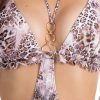 Figi Monokini C16 Monokini oryginalny dół od bikini wiązany na szyi w motywie panterki dwuczęściowy strój kąpielowy LAVEL polska produkcja 2025 7
