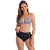 Figi v L Negro Modelujące majtki kąpielowe z baskinką oraz wysokim stanem czarny kąpielowy dwuczęściowy strój kąpielowy LAVEL polska produkcja 2025 5