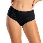 Figi v Y Negro Czarne majtki kąpielowe o klasycznym kroju czarny kostium kąpielowy dwuczęściowy strój kąpielowy LAVEL polska produkcja 2025 (1)