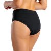 Figi v Y Negro Czarne majtki kąpielowe o klasycznym kroju czarny kostium kąpielowy dwuczęściowy strój kąpielowy LAVEL polska produkcja 2025 (2)