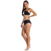 Brigitt Flow Negro Klasyczny czarny biustonosz kąpielowy push up z akcentem kwiatowym czarny 2025 8
