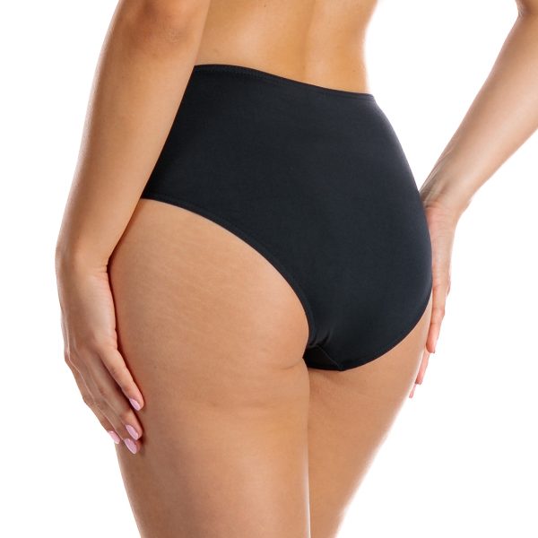 Figi v H Negro Czarne majtki kąpielowe z podwyższonym stanem i ozdobnymi bokami czarny modelujący wyszczyplający LAVEL polska produkcja 2025 2 Figi v H Negro Czarne majtki kąpielowe z podwyższonym stanem i ozdobnymi bokami czarny modelujący wyszczyplający LAVEL polska produkcja 2025 2