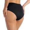 Figi v I Negro Modelujące majtki kąpielowe wyszczuplające brzuch z wysokim stanem i wiązaniem czarne xxl LAVEL polska produkcja 2025 2
