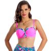 Abi Cup C14 Biustonosz kąpielowy z wyciąganym push up i odpinanymi ramiączkami kolorowy różowy kostium kąpielowy dwuczęściowy strój kąpielowy LAVEL polska produkcja 2025 1