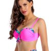 Abi Cup C14 Biustonosz kąpielowy z wyciąganym push up i odpinanymi ramiączkami kolorowy różowy kostium kąpielowy dwuczęściowy strój kąpielowy LAVEL polska produkcja 2025 2